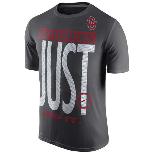 Oklahoma Sooners Nike Legend Just Do It Performance WEM T-Shirt - Anthracite,We sell and wholesale Oklahoma Sooners Nike Legend Just Do It Performance WEM T-Shirt - Anthracite on line form chian!